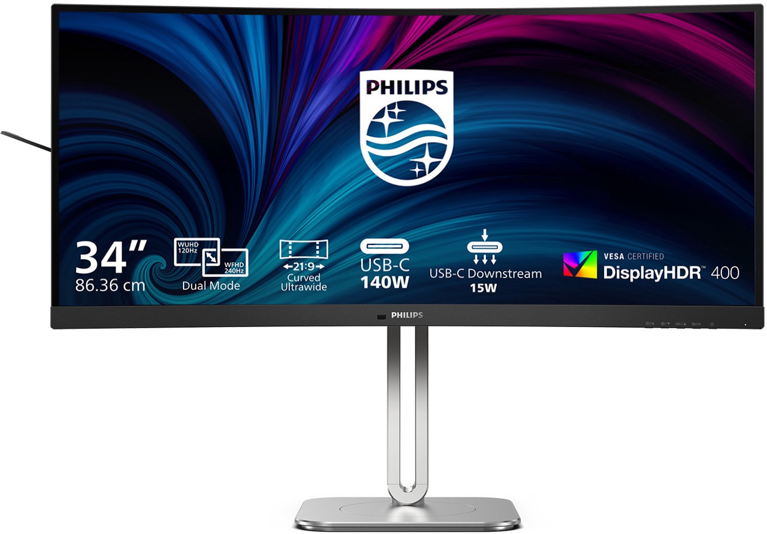 34" Philips 34B2U5900C 5000 Series - 34" | 5120 x 2160 | 120 Hz | VA