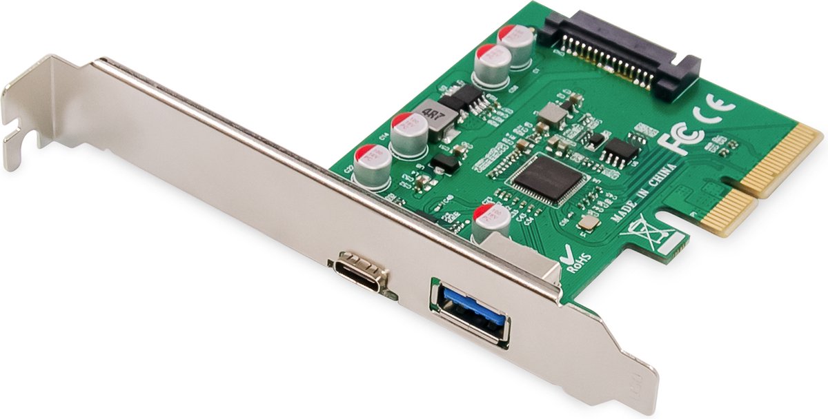 DIGITUS USB Type-C + USB Type-A PCIe Card