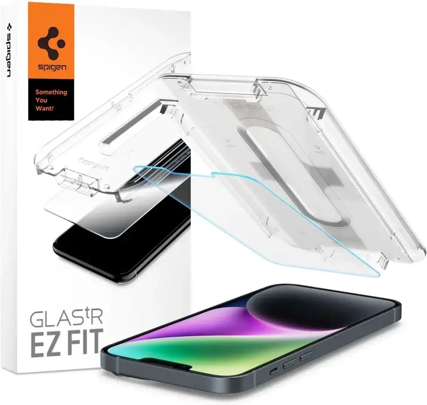 Spigen Glass tR EZ Fit HD 1 Pack open sensor - iPhone 16e/14/13/13 Pro