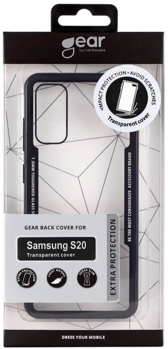 GEAR Phone Case Tempered Glass - Samsung S20