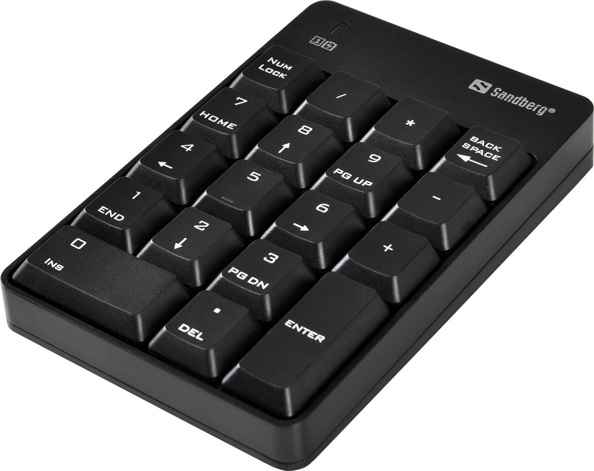 Sandberg Wireless Numeric Keyboard 2 - Numpad - Sort