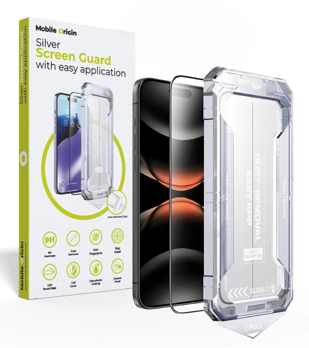 Mobile Origin Screen Guard with easy application - iPhone 17