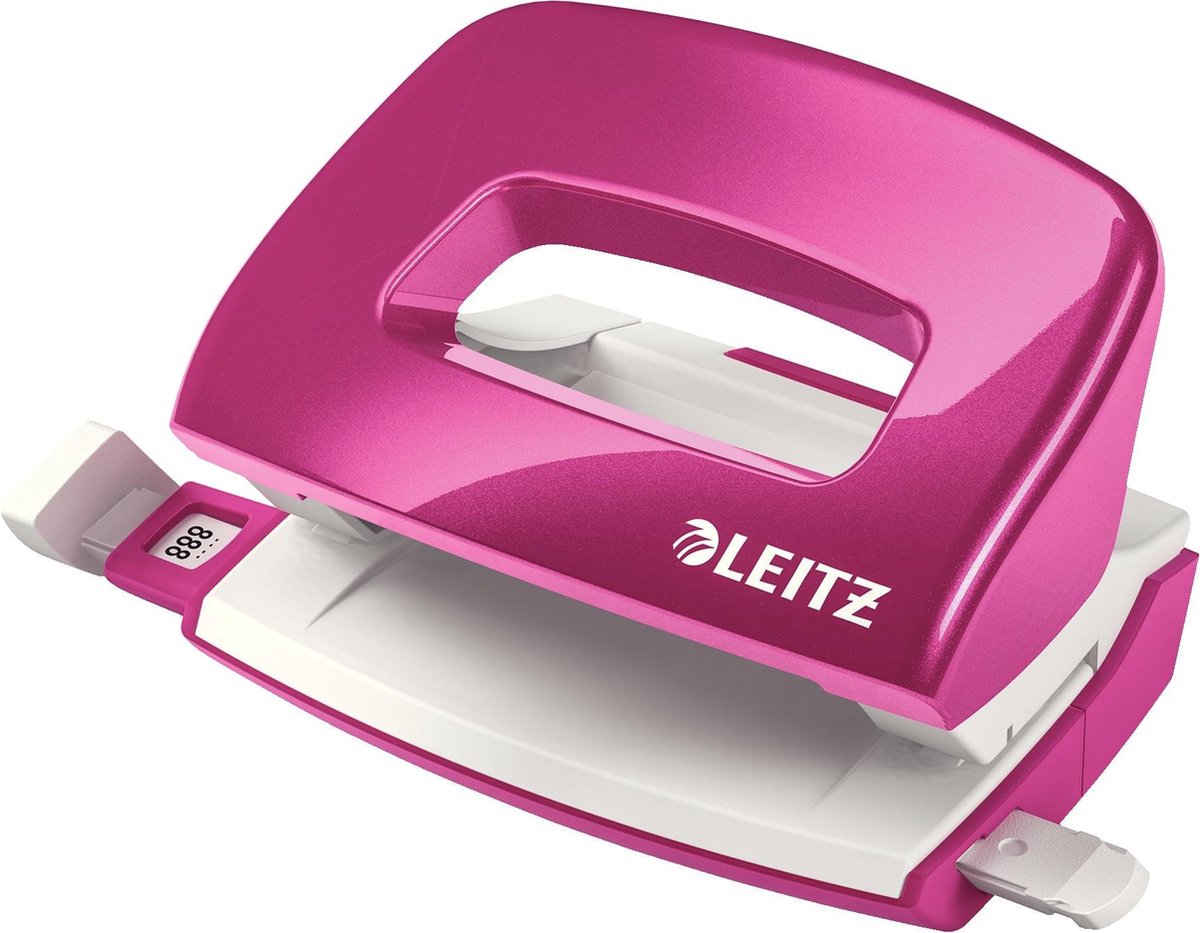Leitz Hulapparat NeXXt WOW Mini, 2 huls 10 ark Pink