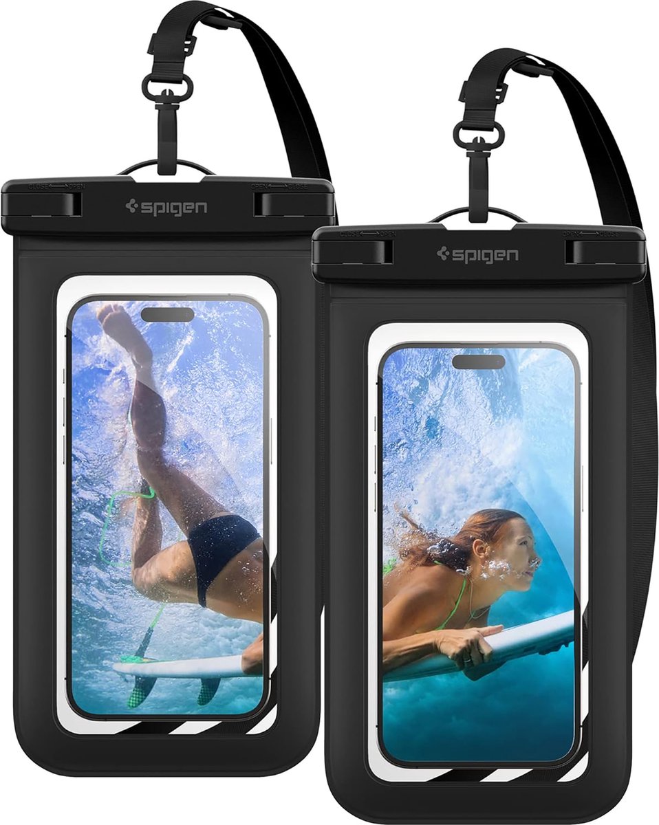 Spigen Aqua Shield WaterProof Case A601 2 Pack - black