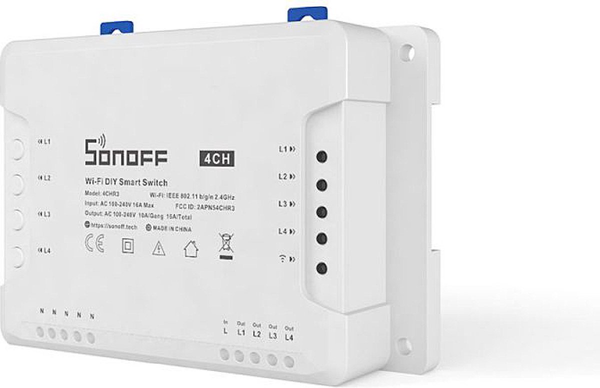 Sonoff WiFi Smart Switch 4CHPROR3