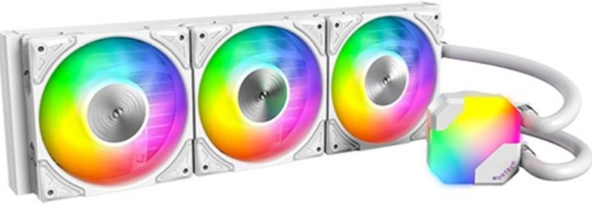 Montech Hyper Flow ARGB 360 - White - CPU Vandkøling - Max 29 dBA