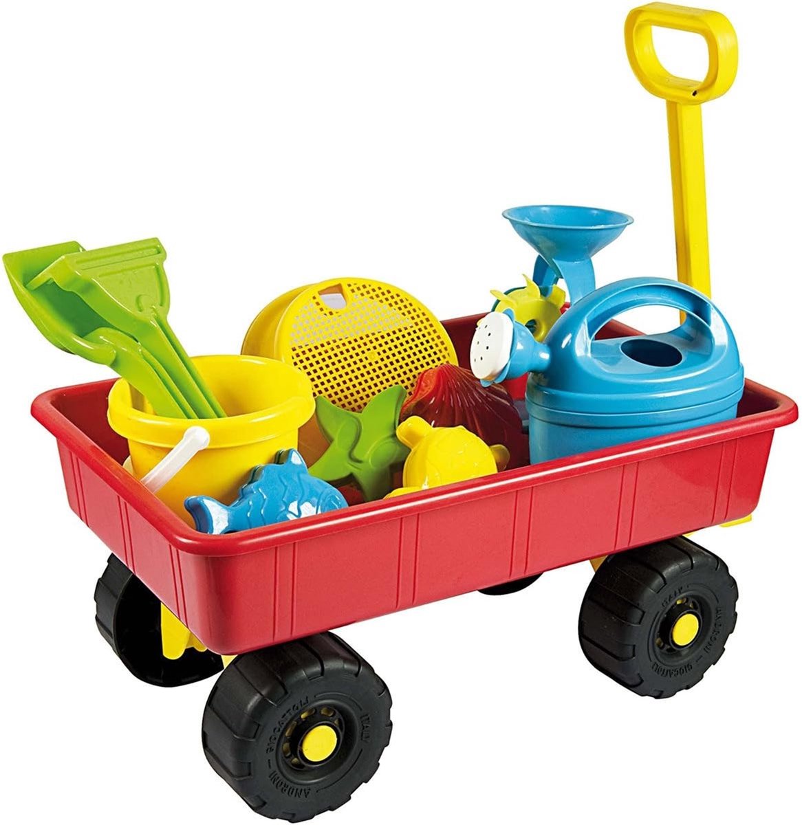 Androni Bolderkar with sand toys