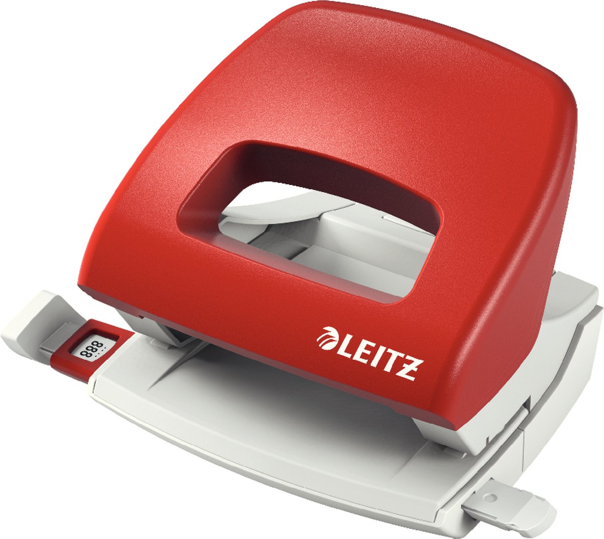 Leitz Hulapparat 5038 NeXXt, 2-huls 16 ark Rød