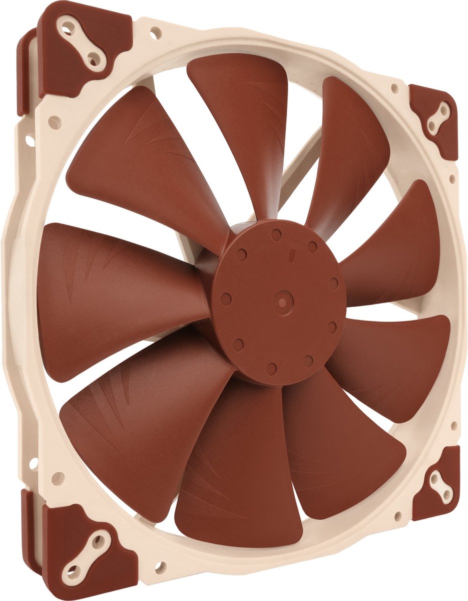Noctua NF-A20 PWM - Kabinet køler - 200mm - Brun - 18 dBA