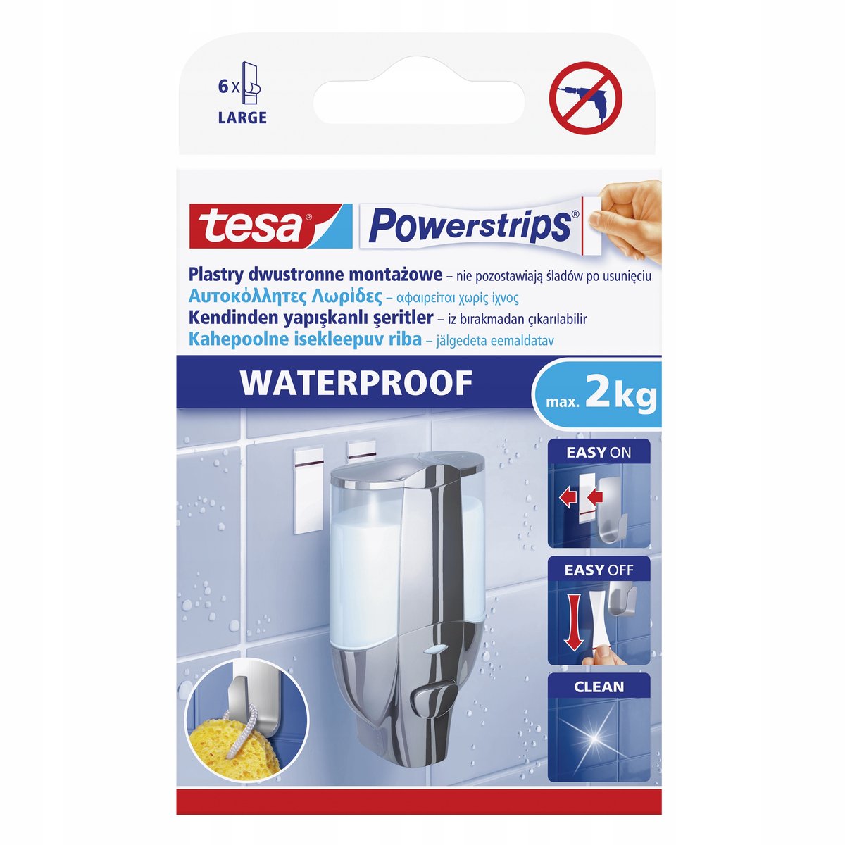 tesa Powerstrips LARGE Mounting Adhesive