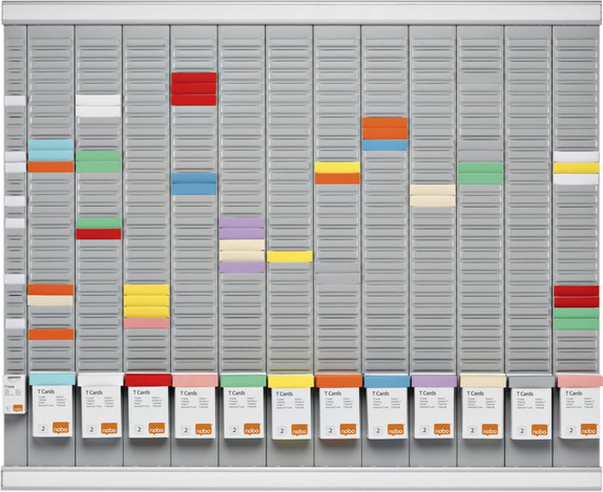 Nobo card planner board - 800 x 660 mm