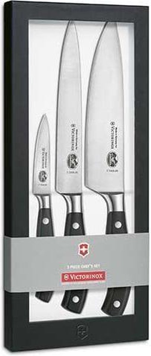 Victorinox Grand Maitre Professional Forged Chef Knife Set 3 Piece