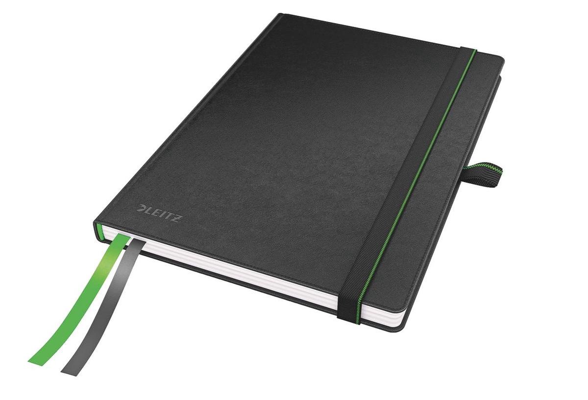 Leitz Notesbog Complete A5 linjeret 96 g 80 ark Sort
