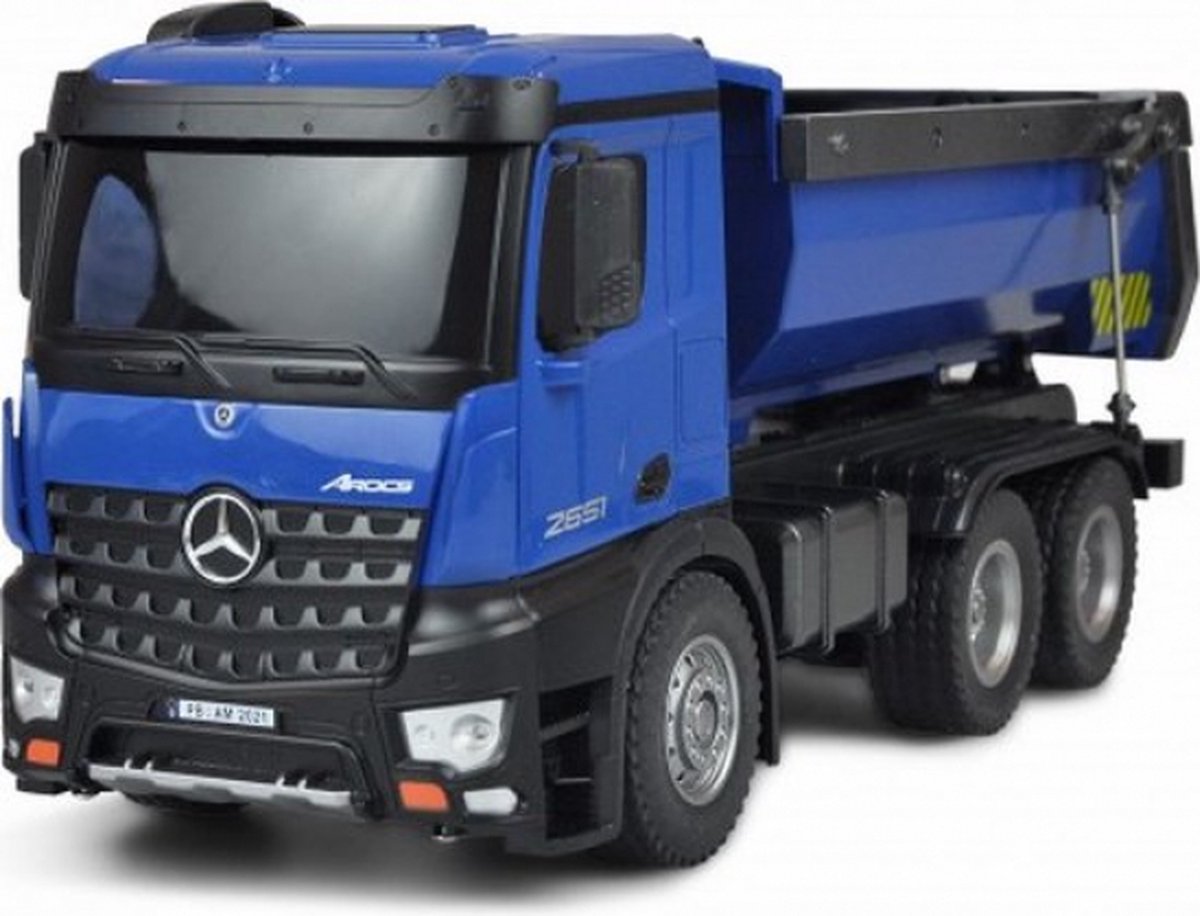 Amewi Mercedes-Benz Arocs Licensed Tipper Lorry 2.4GHz RTR Blue