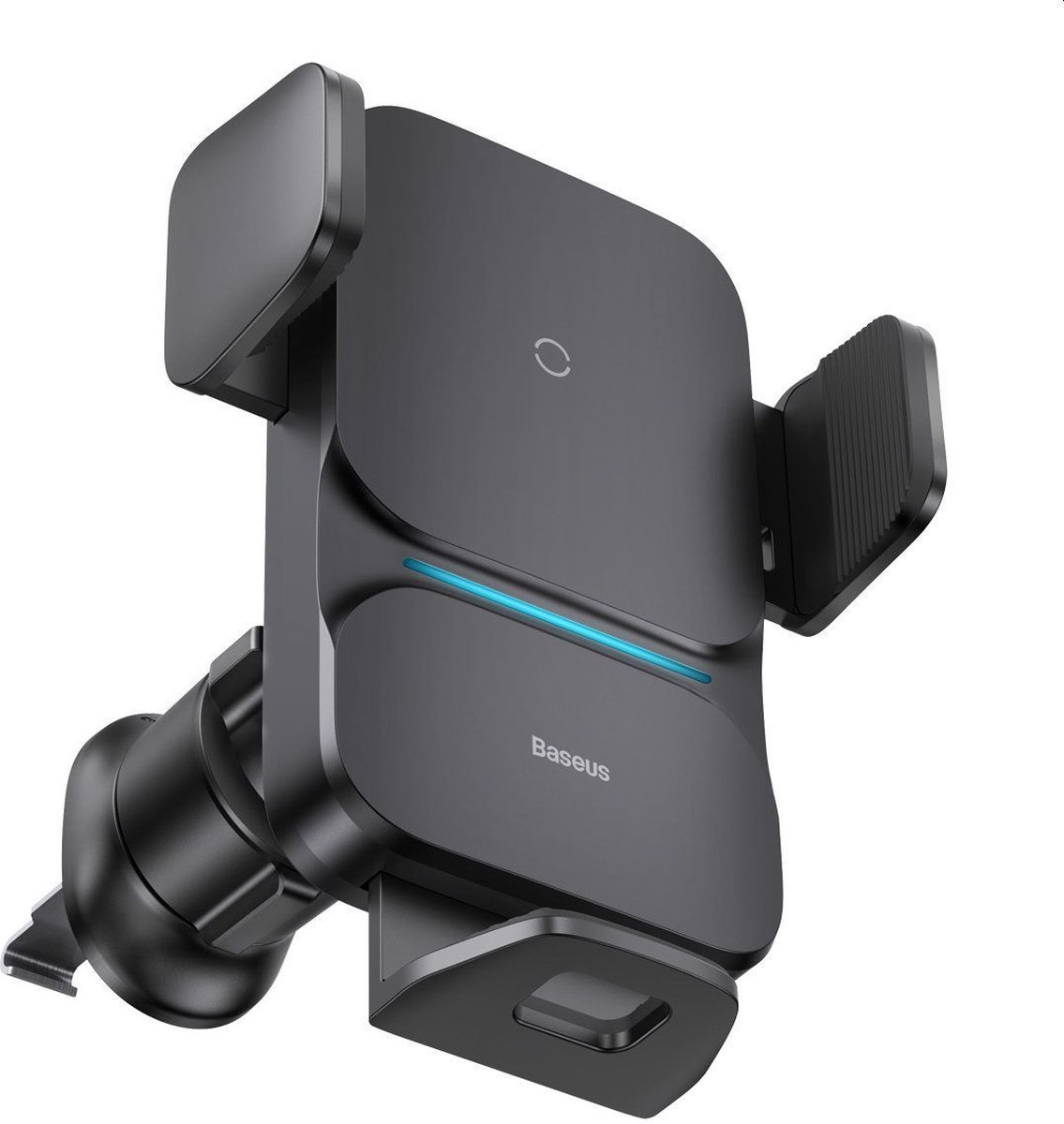 Baseus Wisdom Wireless Charging Air vent Electric Car Phone Holder (black)