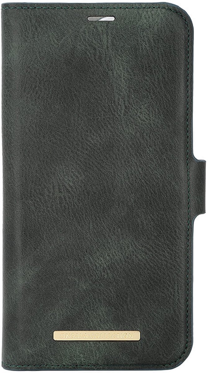 ONSALA Wallet Case Eco 2 Card Slots MagSeries Dark Green - iPhone 15 Pro Max