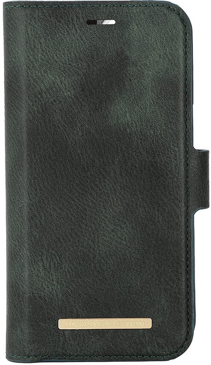 ONSALA Wallet Case Eco 2 Card Slots MagSeries Dark Green - iPhone 15 Plus
