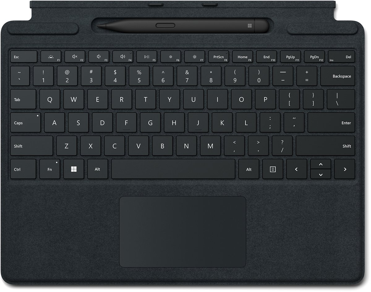 Microsoft MS Srfc Pro KB w/ Slim Pen CM SC DA/FI - Tastatur - Nordisk - Sort
