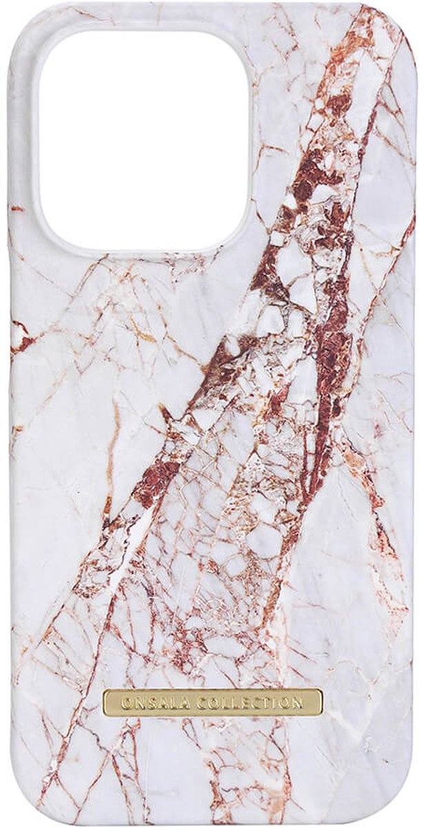 ONSALA Phone Case iPhone 14 Pro White Rhino Marble