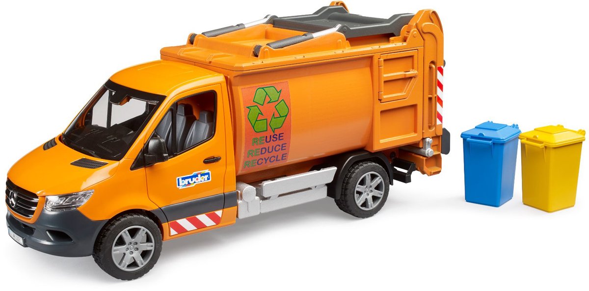 Bruder  Mercedez-Benz Sprinter Municipal garbage truck toy