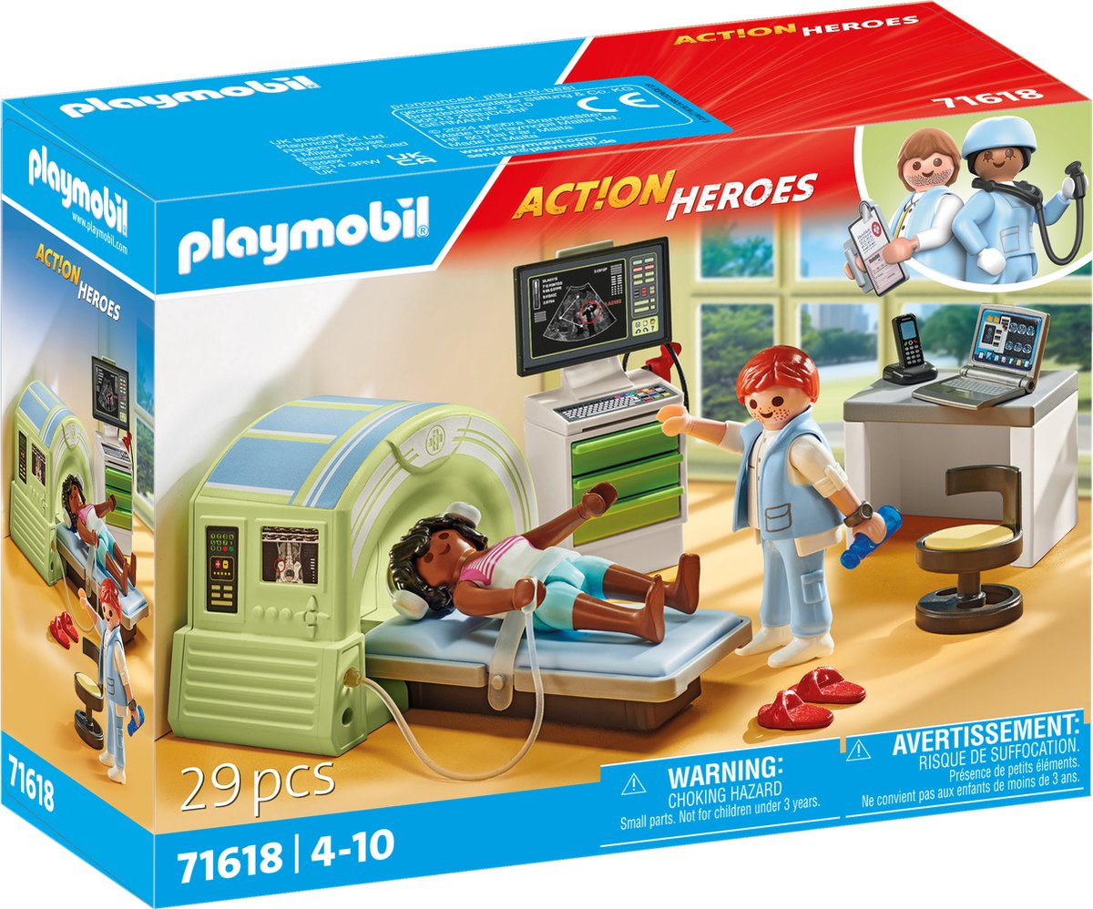 Playmobil City Action - MR-scanner med patient