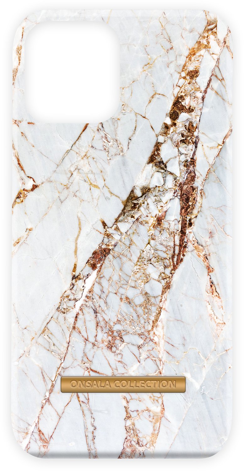 ONSALA Wallet Case Soft White Rhino Marble - iPhone 13 Pro Max