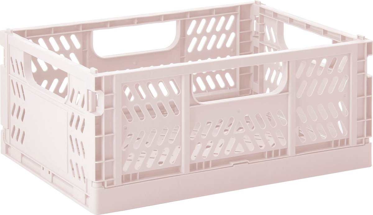 3 Sprouts - Modern Folding Crate Large Pink