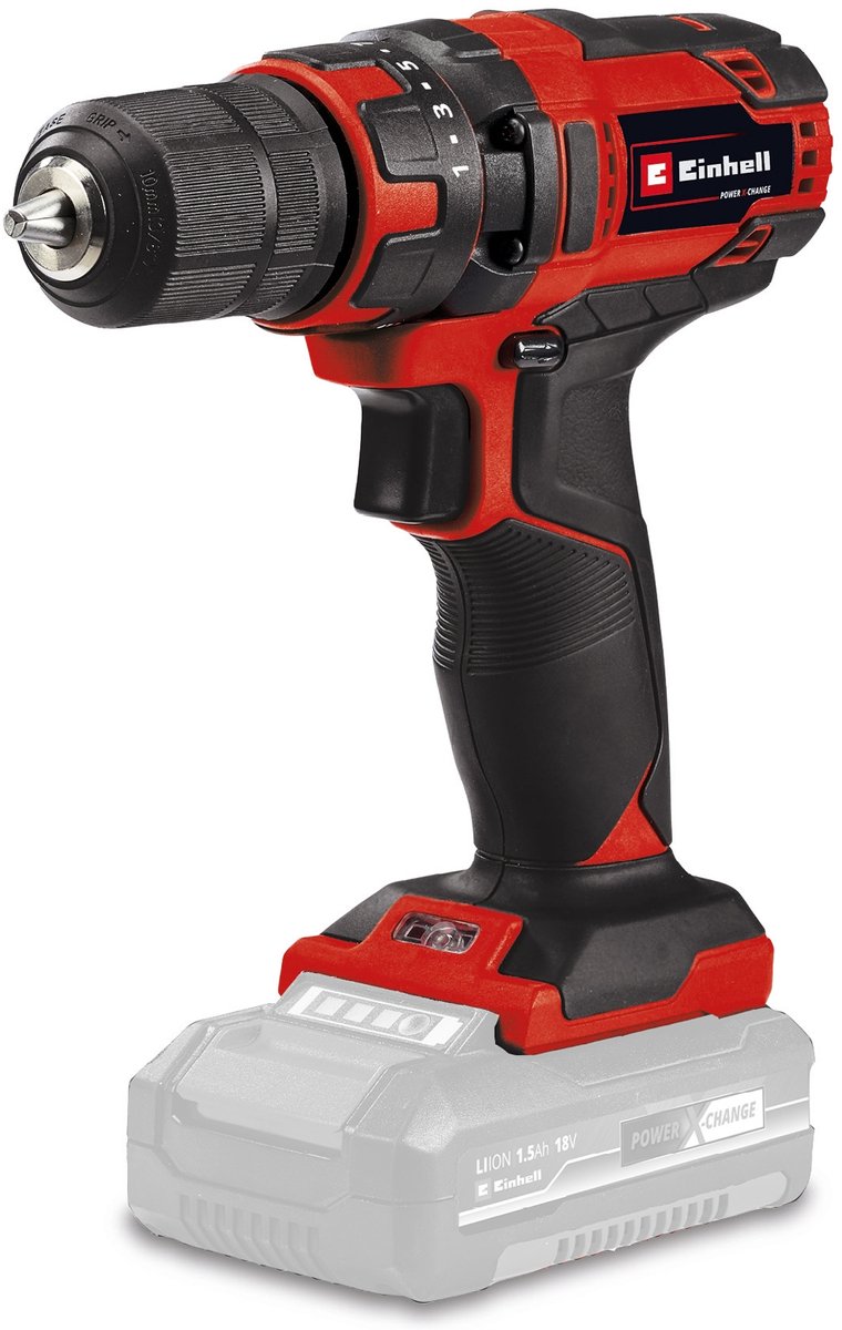 Einhell TC-CD 18/35 Li akku-bore-/skruemaskine u/batteri og lader