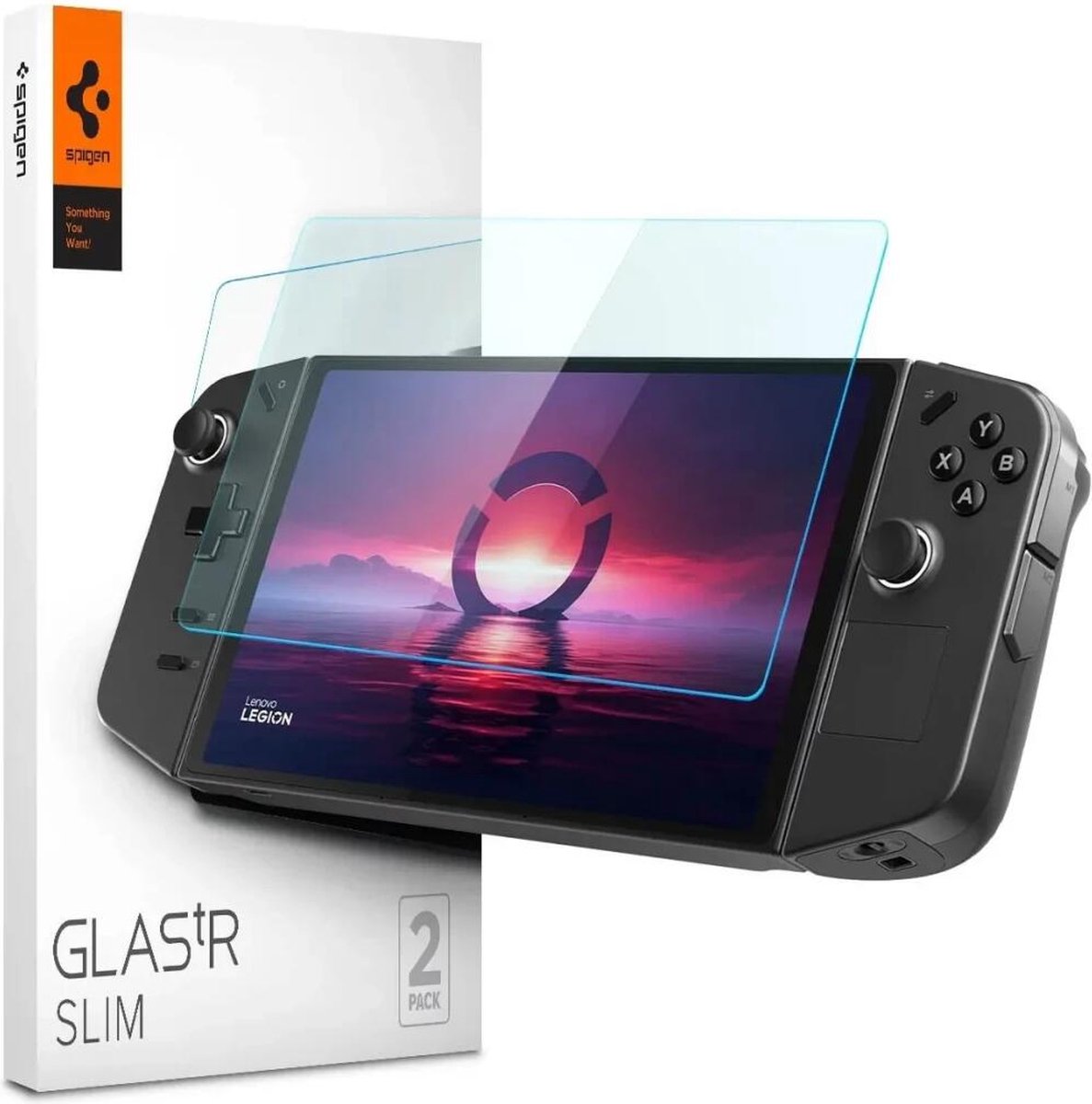 Spigen Glass tR Slim 2 Pack - Lenovo Legion Go - Miscellaneous Tilbehør til spillekonsol