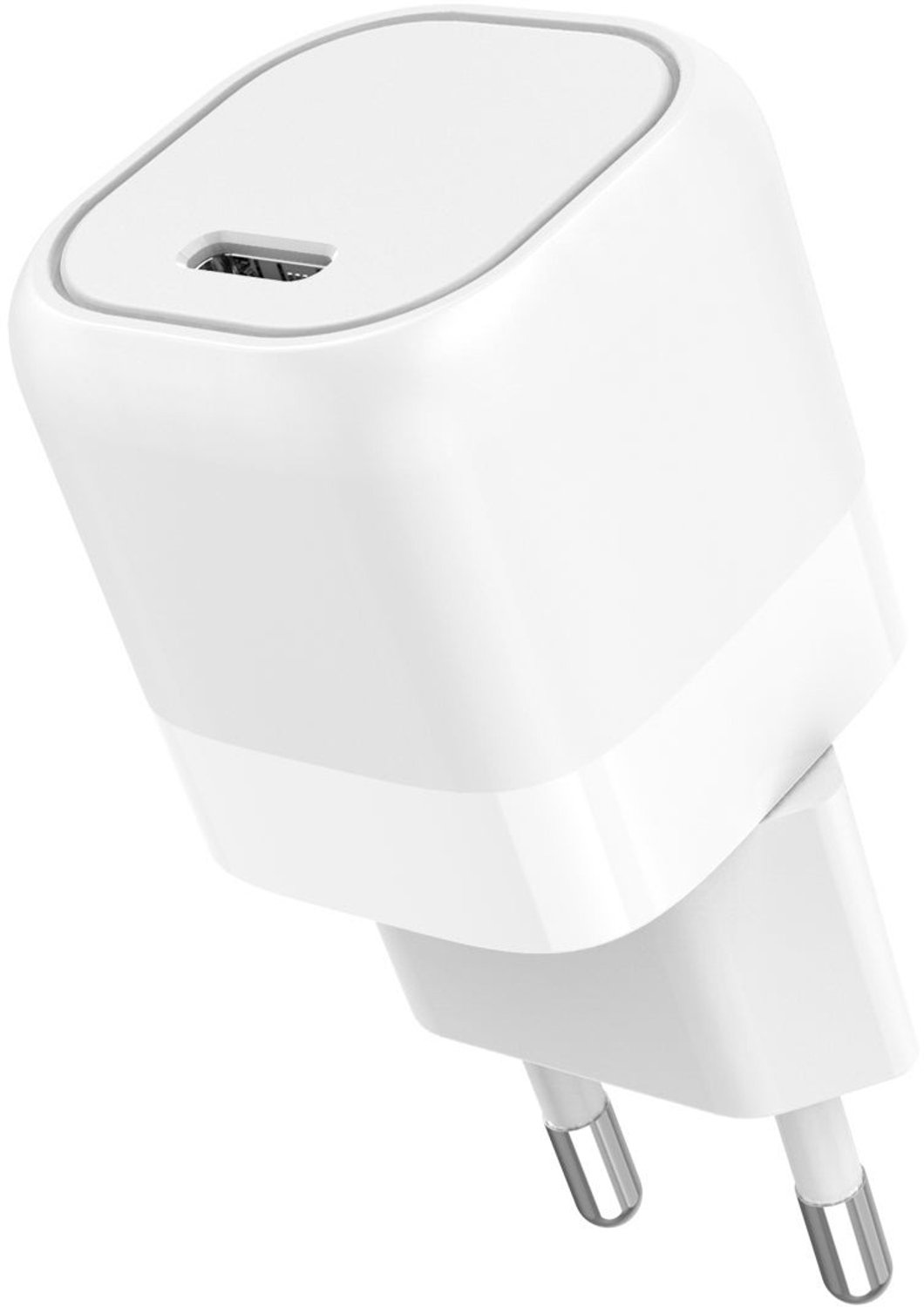 GEAR Charger 220V 1xUSB-C PD/PPS 25W White