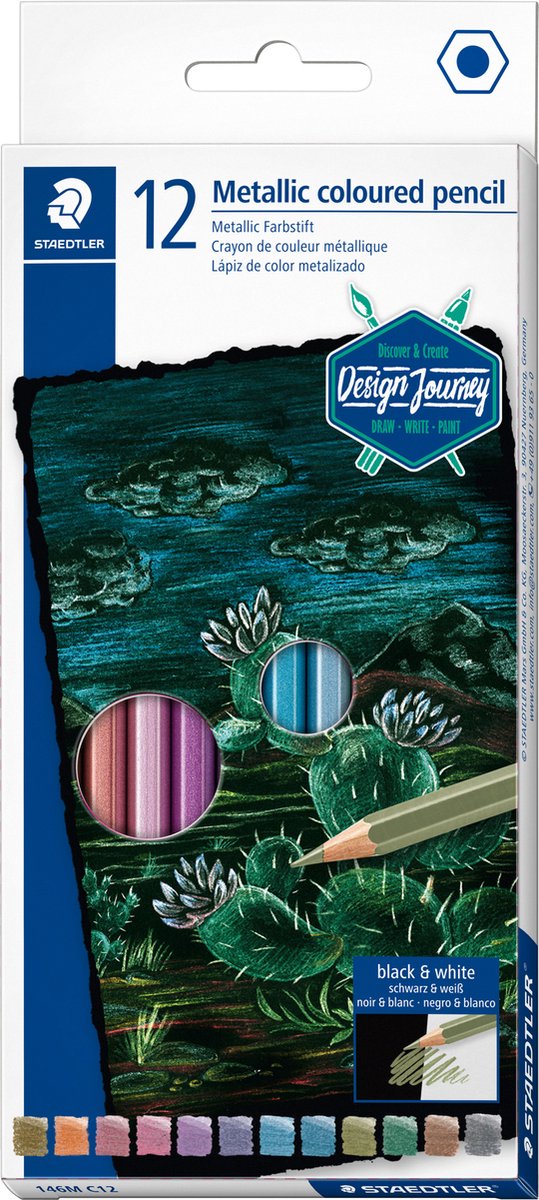 Staedtler Farveblyant 12 stk. ass. FSC 100%