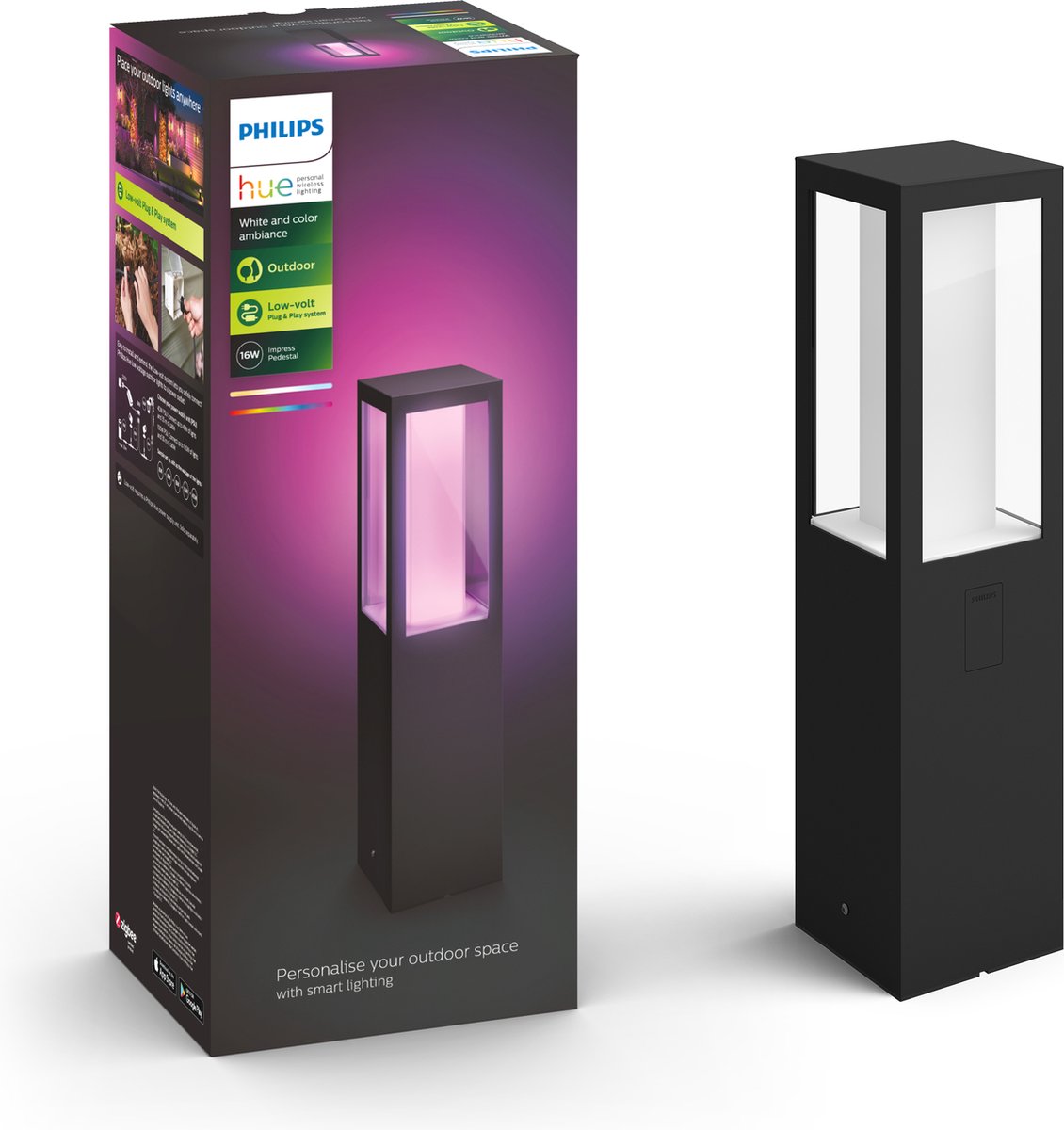 Philips Hue Outdoor Impress Lav Bedlampe - Low Volt Extension