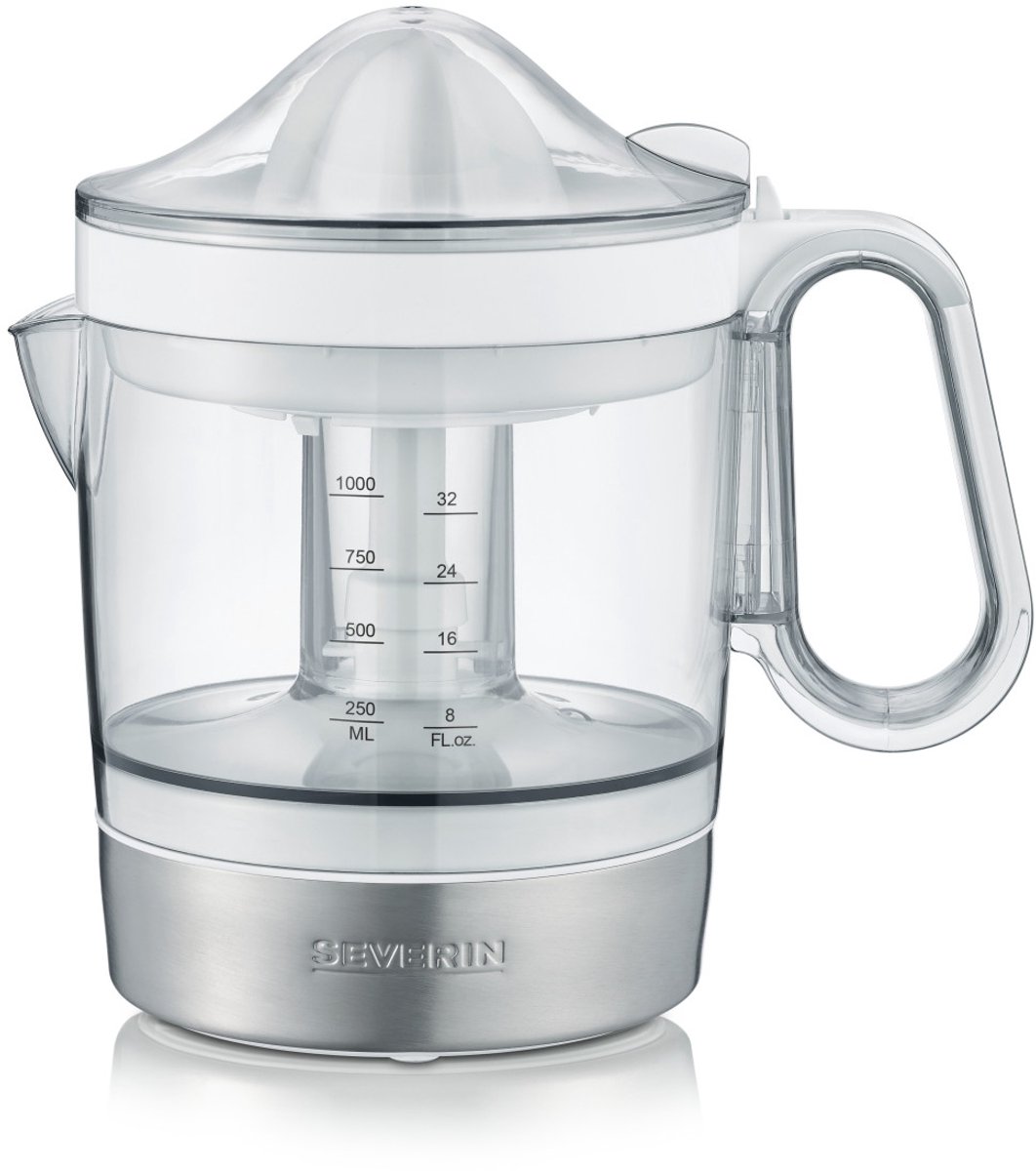 SEVERIN CP 3535 - citrus press - brushed stainless steel/white