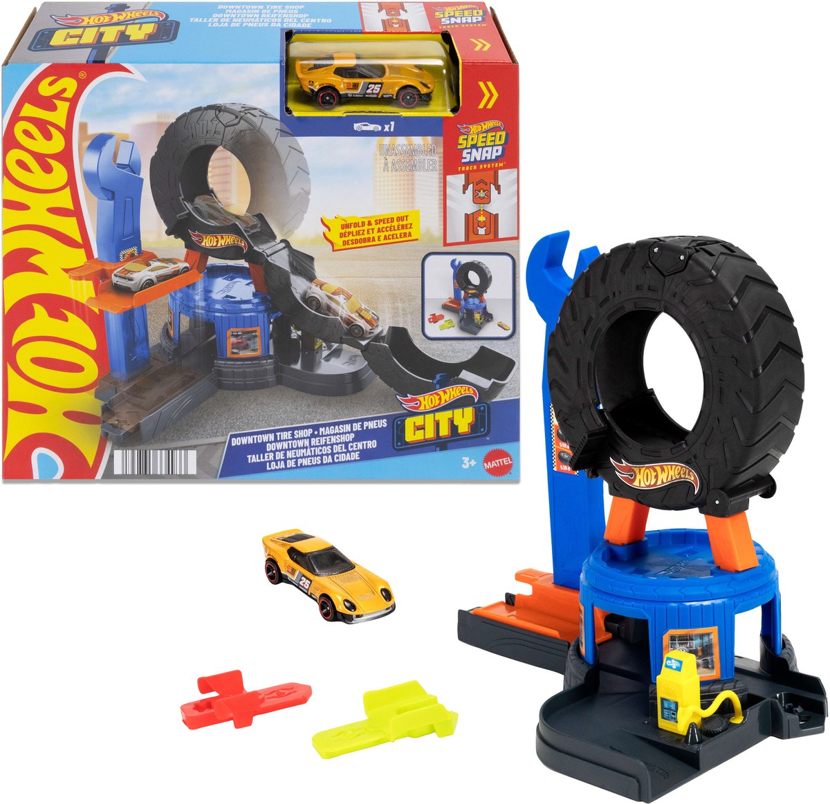 Hot Wheels City Downtown Tire Shop