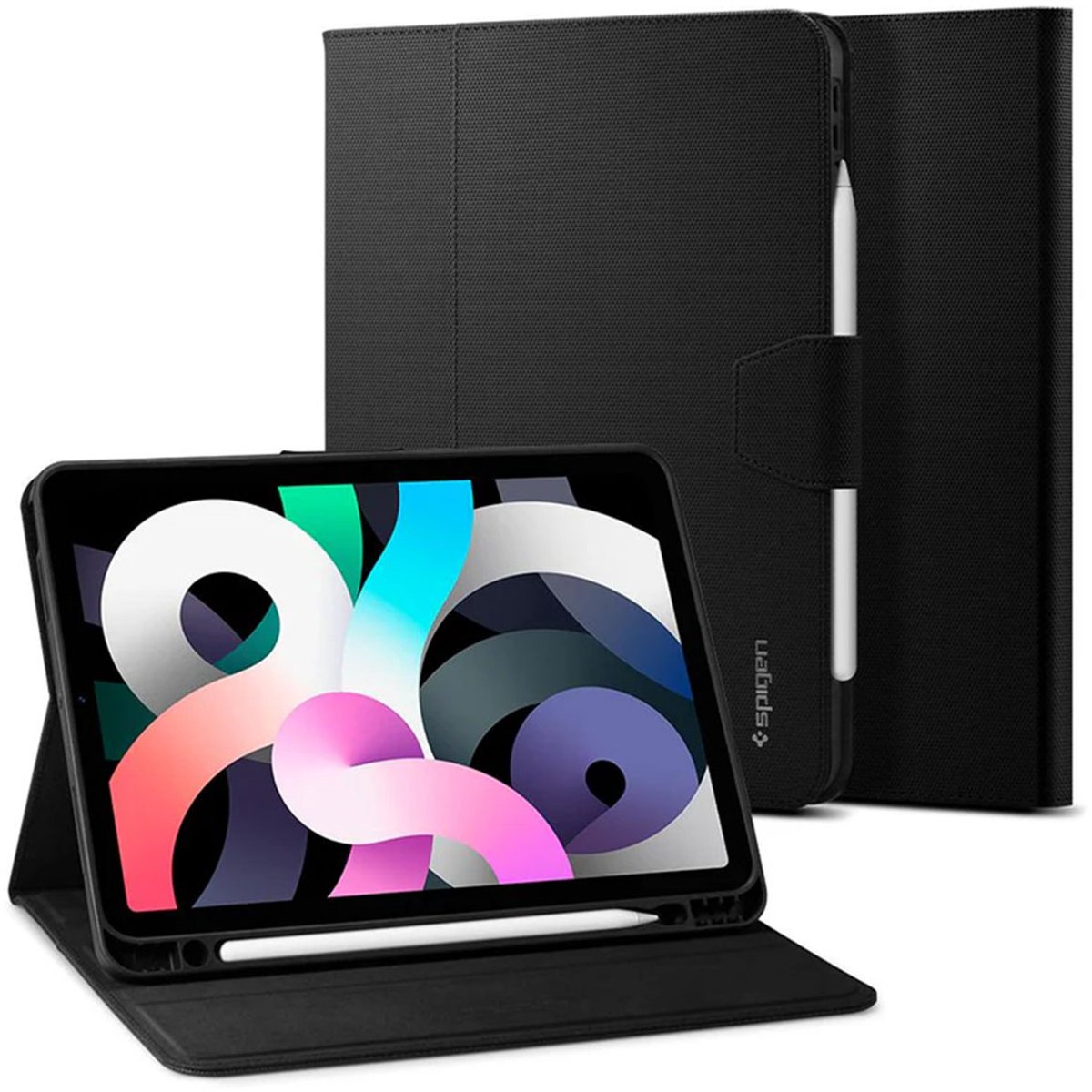 Spigen Liquid Air Folio - black - iPad Air 10.9" (2022/2020)/11" 2024/2025/2026