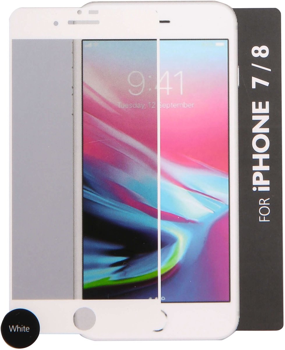 GEAR Screen Protector 3D White iPhone 7 / 8