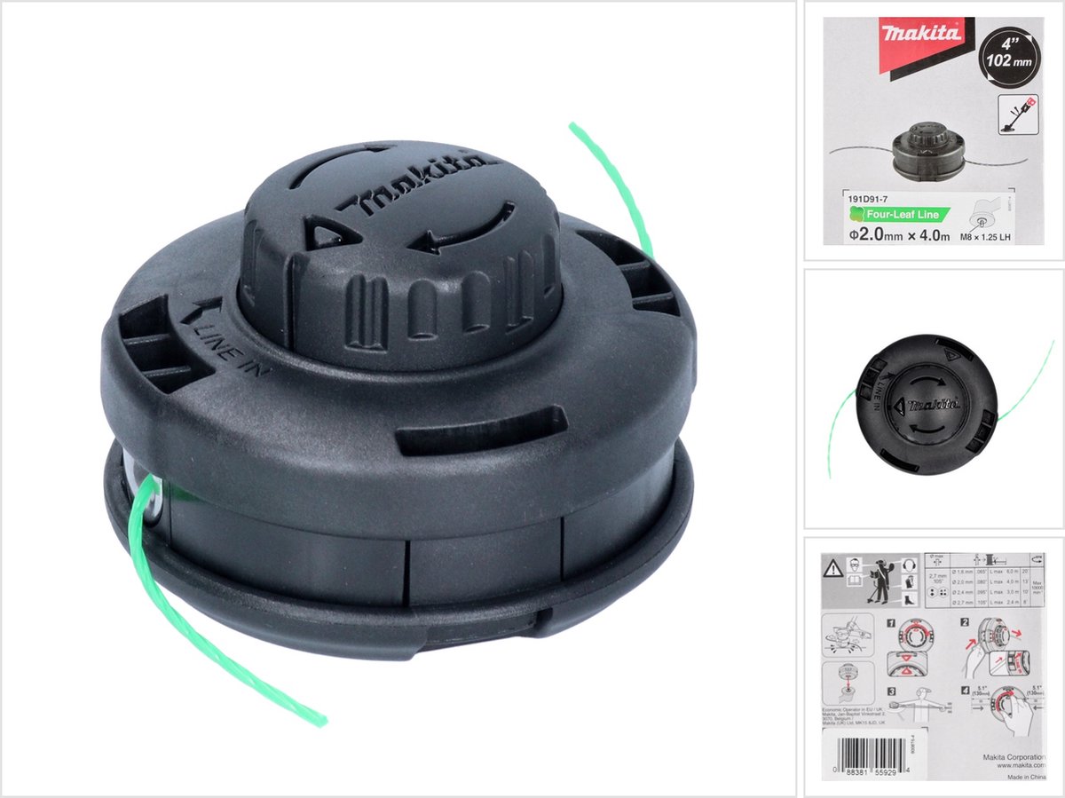Makita TRIMMER HEAD ASSEMBLY SET 4"