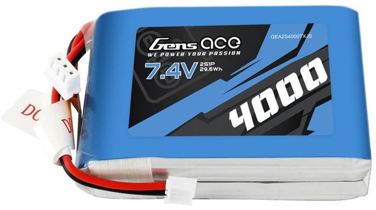 Gens ace &Tattu Gens Ace 4000mAh 7.4V 1C LiPo battery