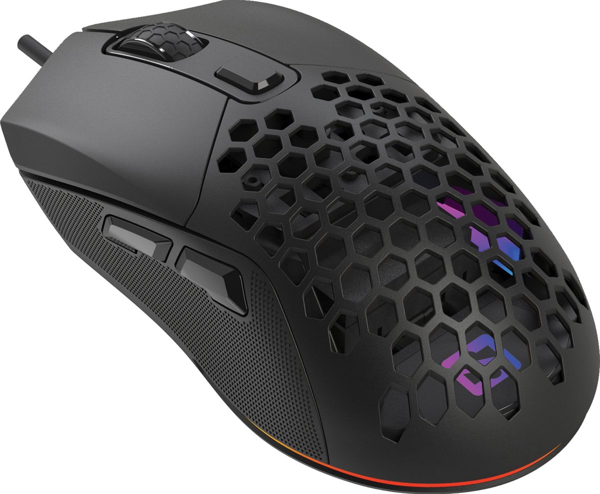 Sandberg FlexCover 6D - Gaming Mus - Optisk - 6 knapper - Sort