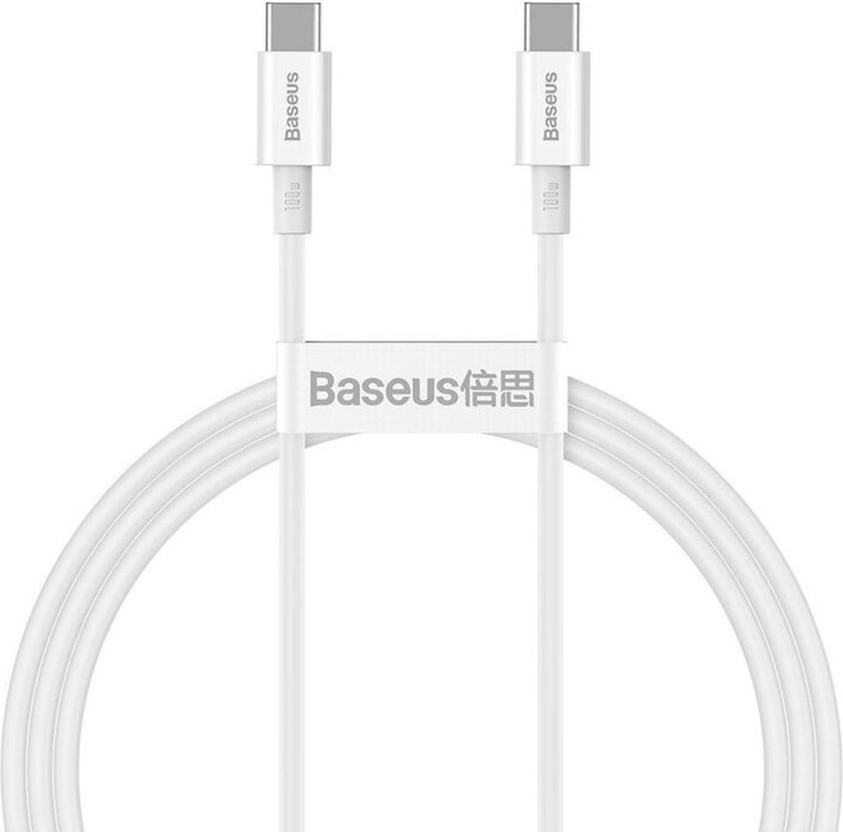 Baseus Superior Series Cable USB-C to USB-C 100W 1m (white)