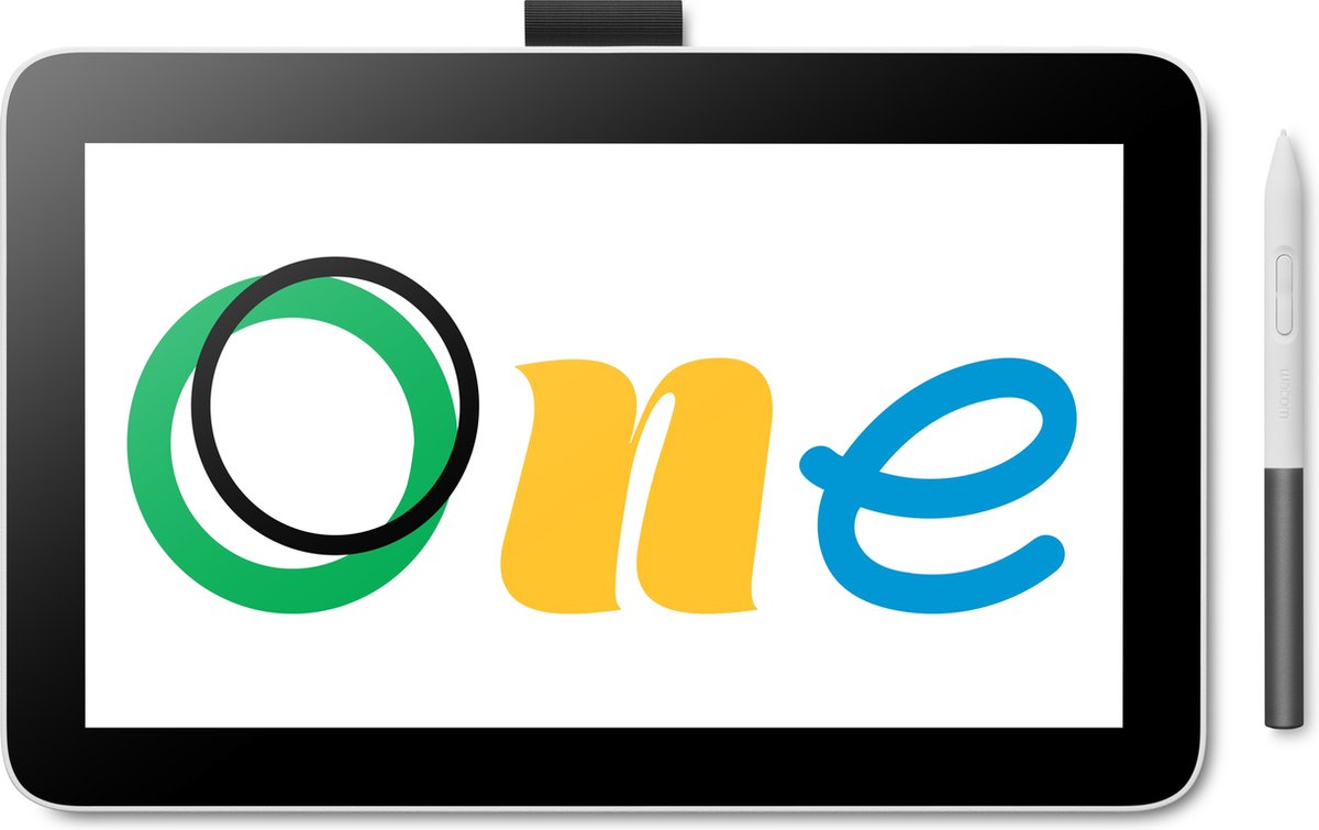 Wacom One 12 Pen display - Digitizer - Hvid