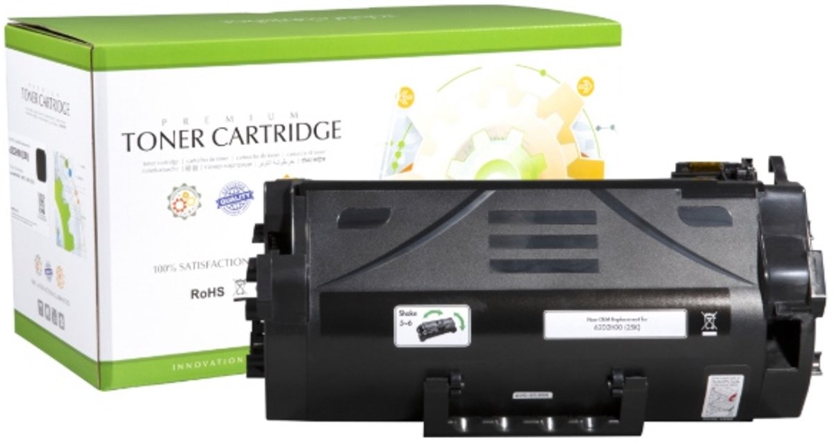 Static Control - High Yield - black - toner cartridge (alternative for: Lexmark 622H)