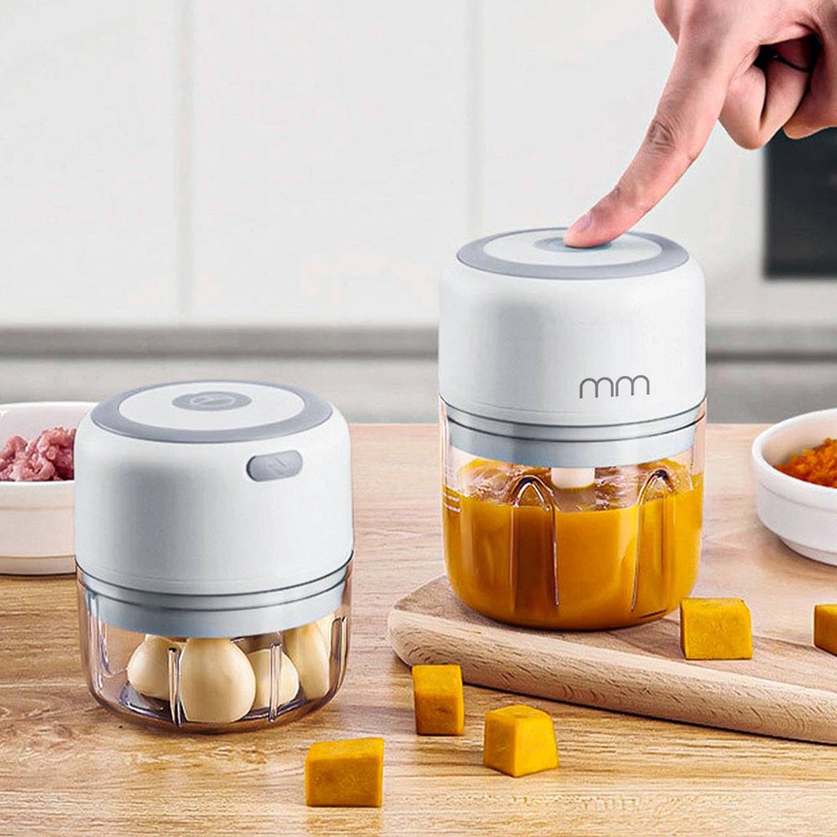 Mikamax Foodprocessor Rechargeable Food Processor