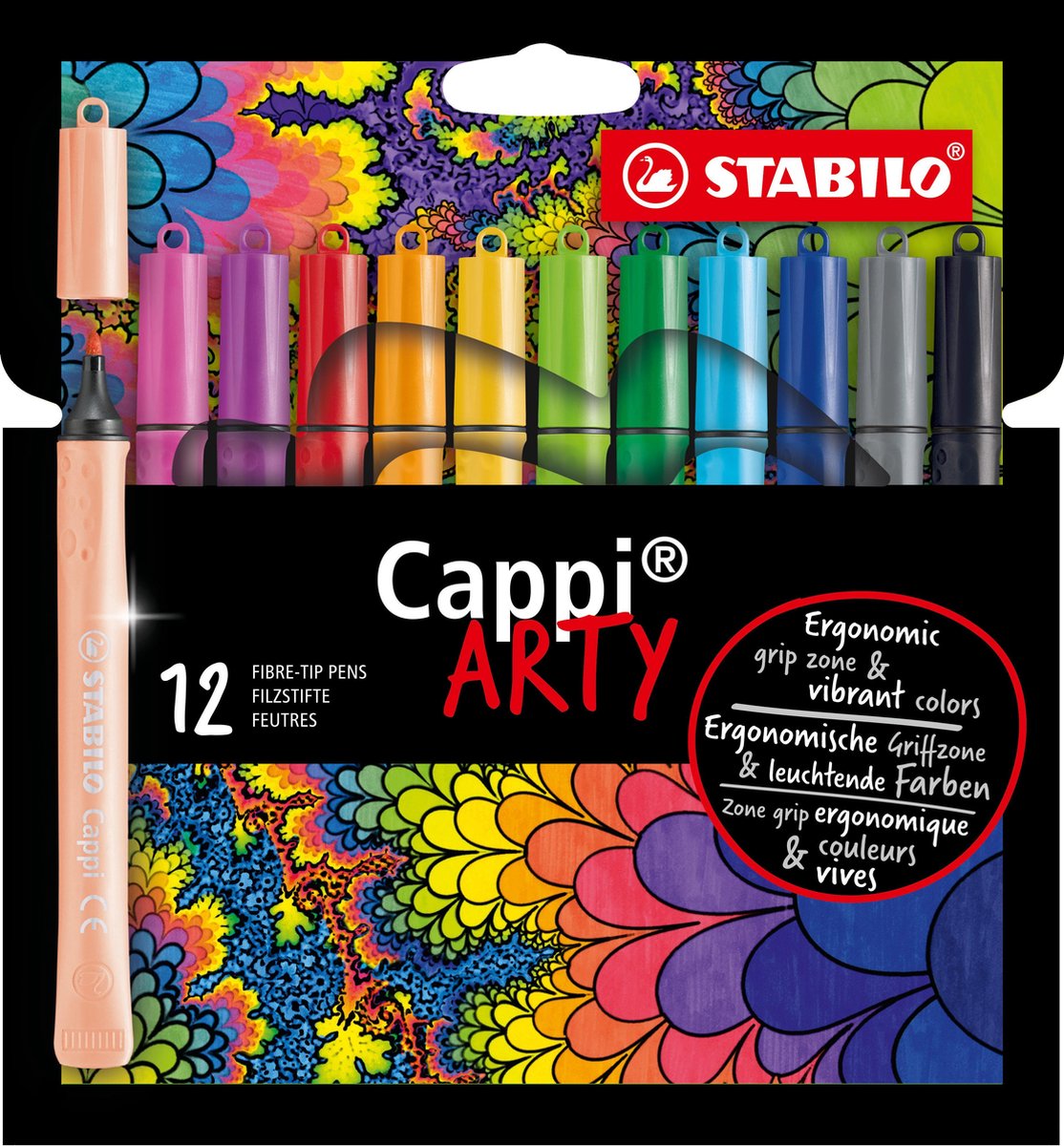 STABILO CAPPI, Arty sæt med 12 penne
