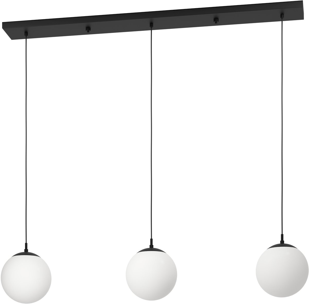 EGLO Rondo Langbord 3Xe27 L1210 Sort