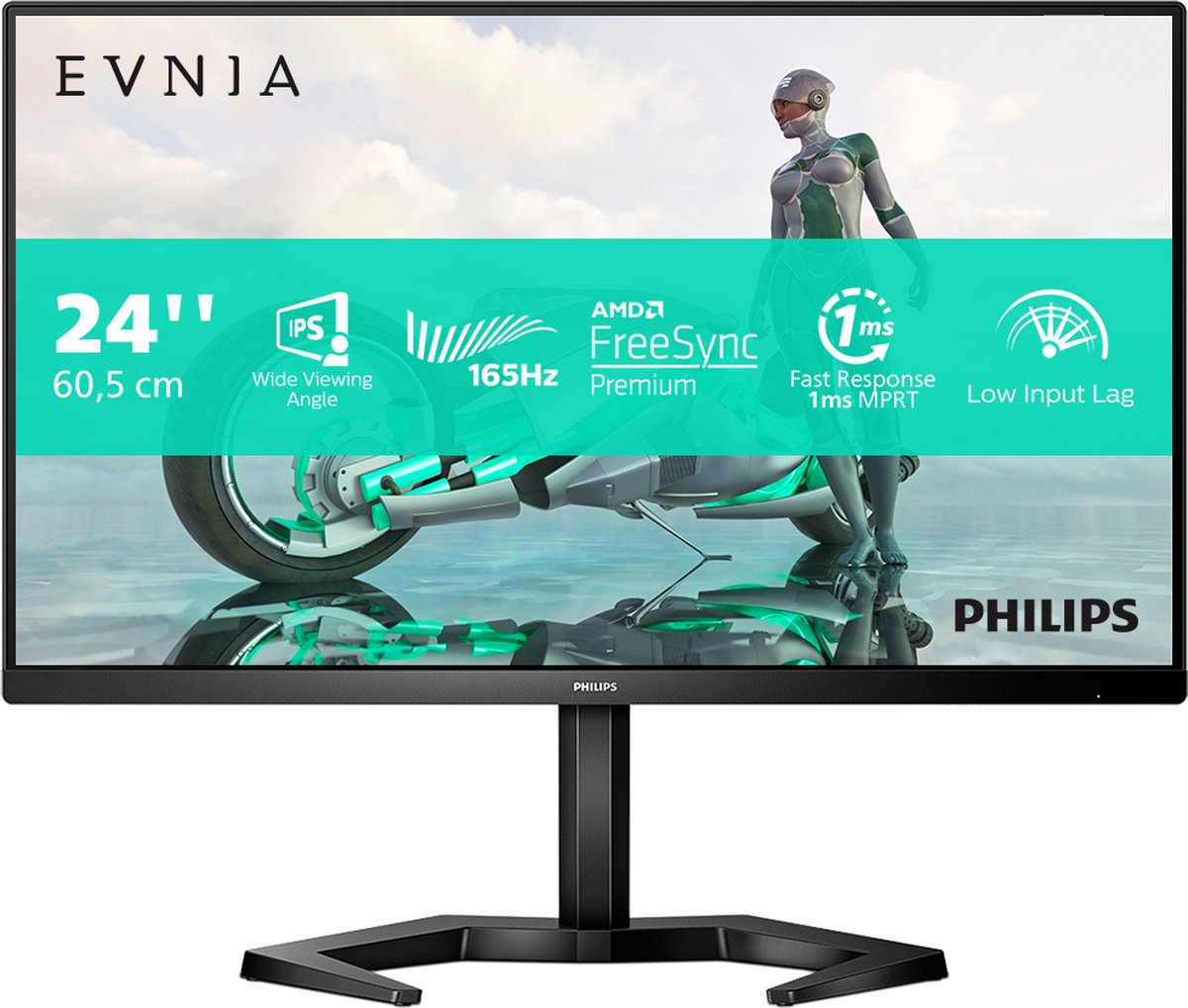 24" Philips Evnia 3000 24M1N3200ZS - 1920x1080 (FHD) - 165Hz - IPS