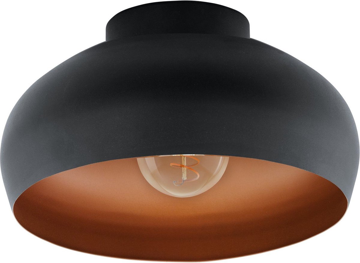 EGLO MOGANO 2 loftlampe Ø280 mm, sort/kobber