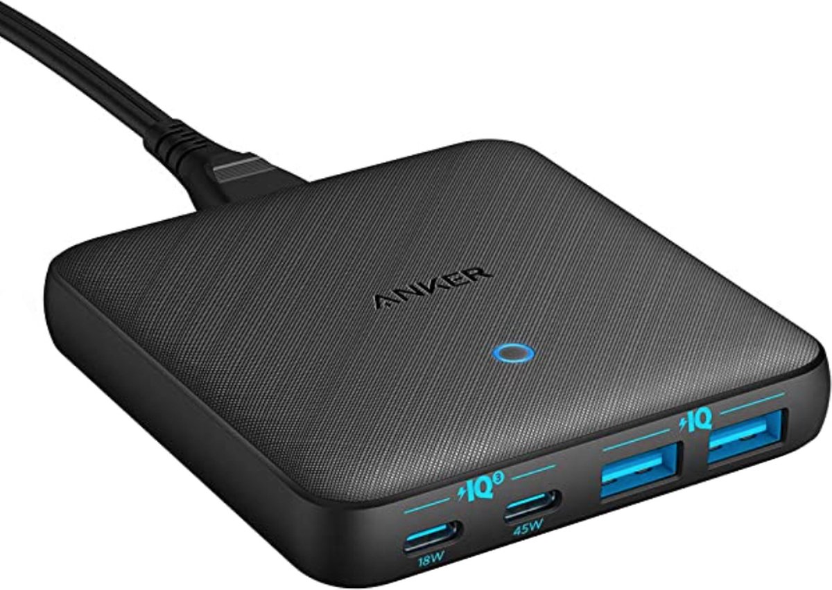 Anker PowerPort Atom III 65W Slim 2C/2A - Black