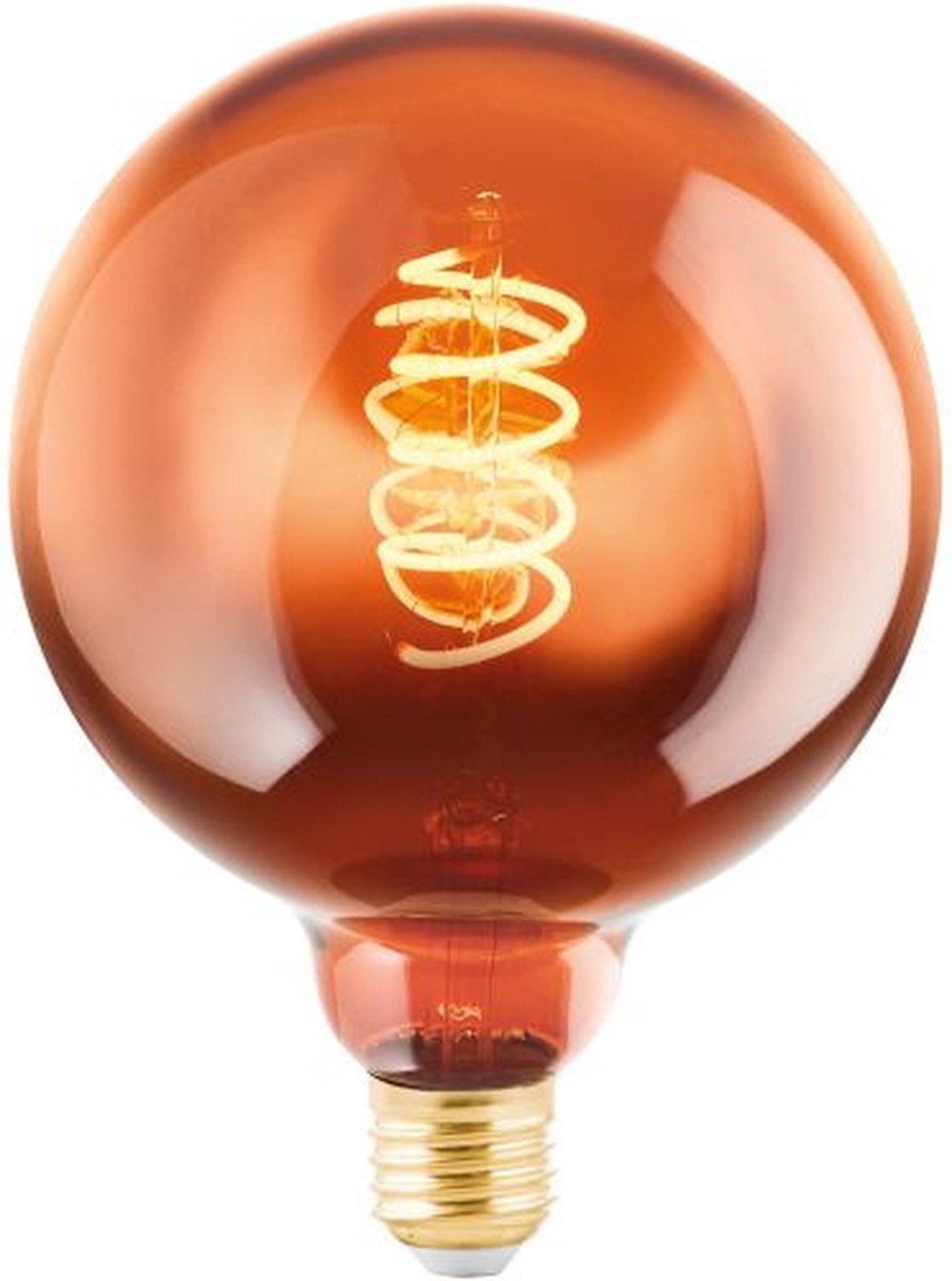 EGLO LED pære G125 Globe 4W/620 30 lumen kobber dæmpbar E27