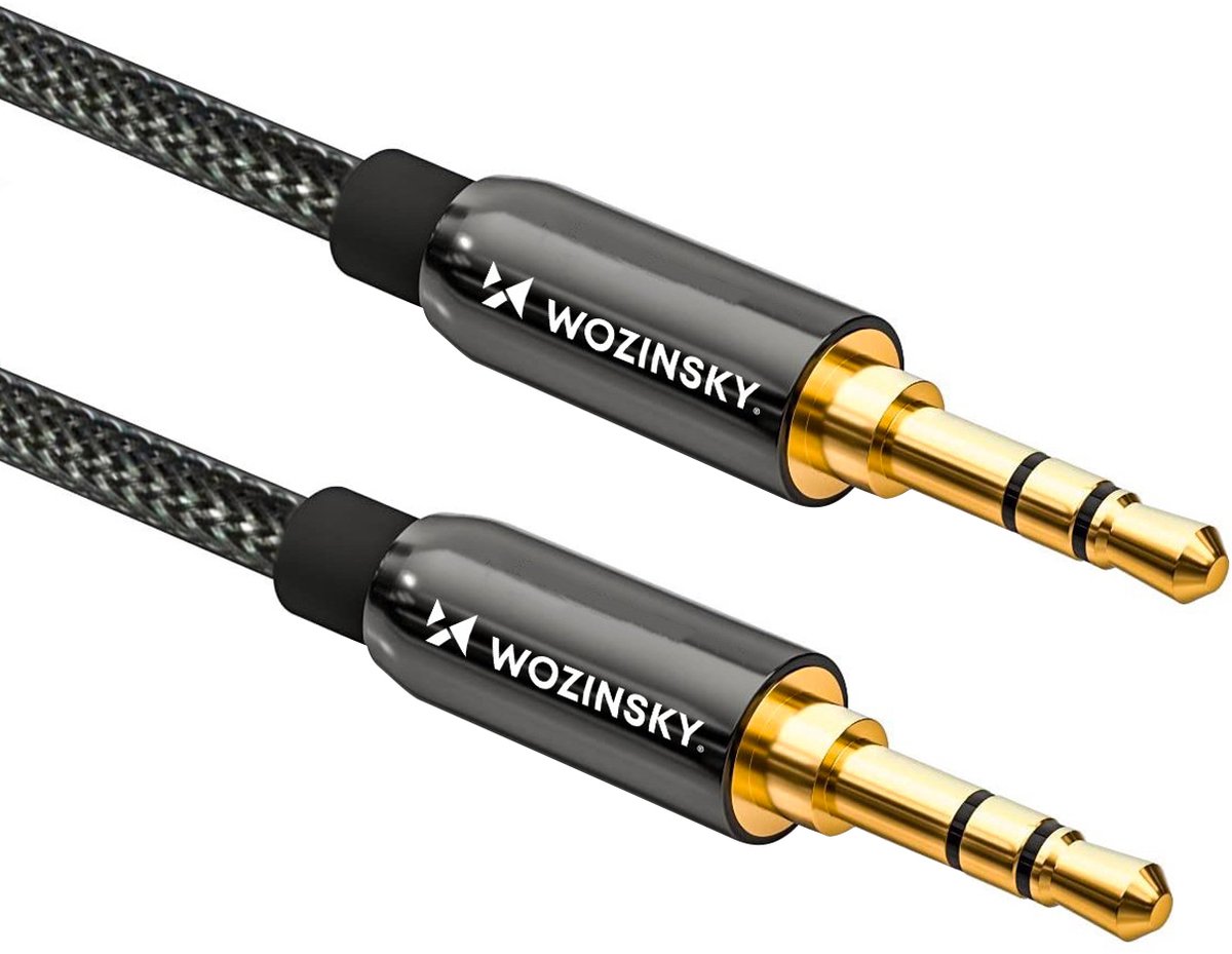 Wozinsky universal mini jack cable 2x AUX cable 2